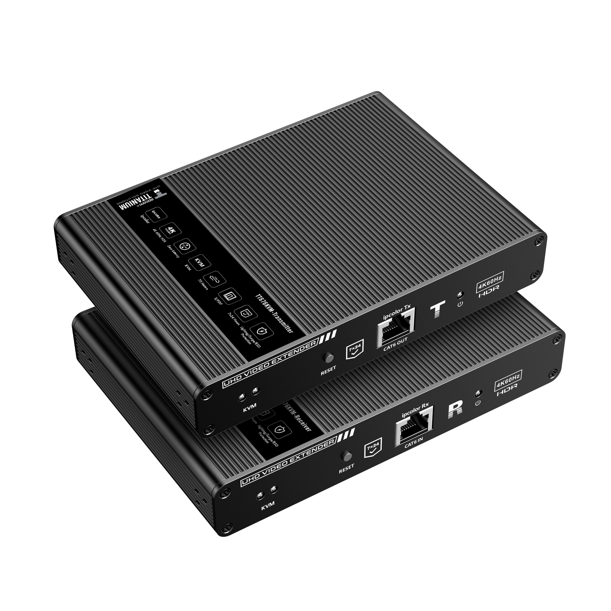 Kit extensor KVM (HDMI y USB) hasta 70 metros / Resolución 4K @ 60 Hz/ Cat 6, 6a y 7 / IPCOLOR / CERO LATENCIA / HDR10 / Salida Loop / Puerto S/PDIF / Uso 24/7 / Transmite el Video y Controla tu DVR vía USB a distancia. Kit extensor KVM (HDMI y USB) hasta 70 metros / Resolución 4K @ 60 Hz/ Cat 6, 6a y 7 / IPCOLOR / CERO LATENCIA / HDR10 / Salida Loop / Puerto S/PDIF / Uso 24/7 / Transmite el Video y Controla tu DVR vía USB a distancia.